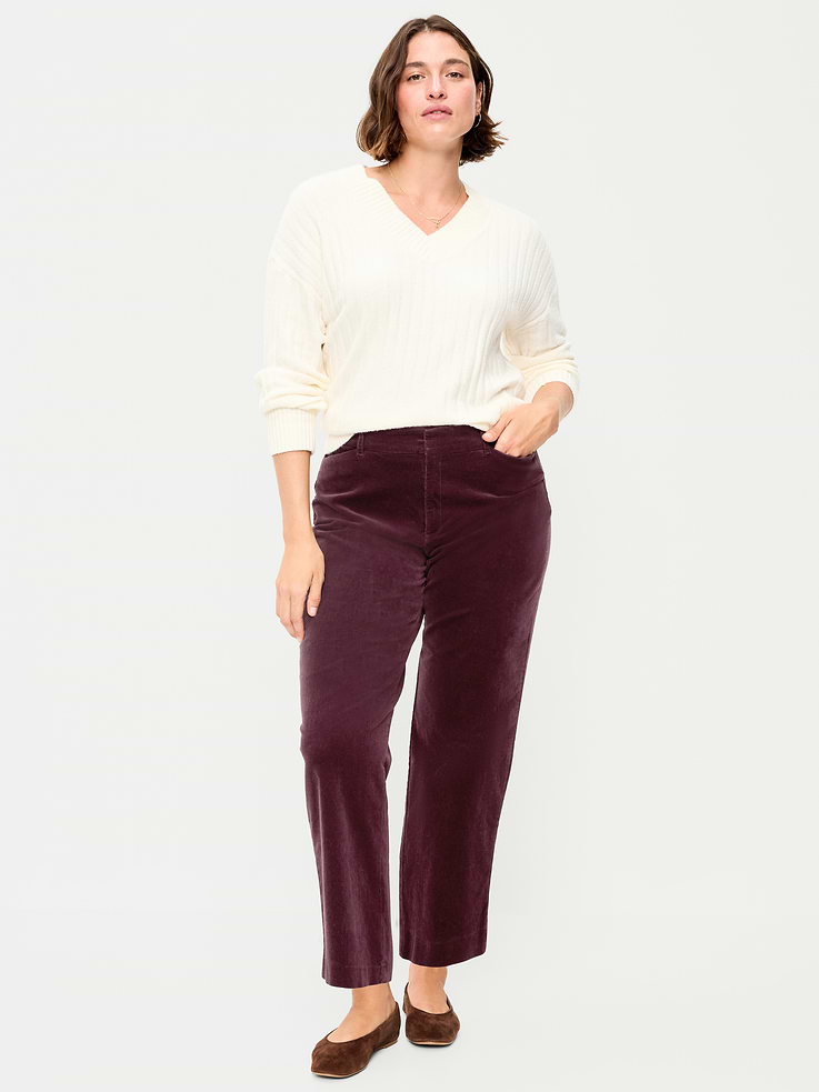 Image number 6 showing, High-Waisted Pixie Straight Pants