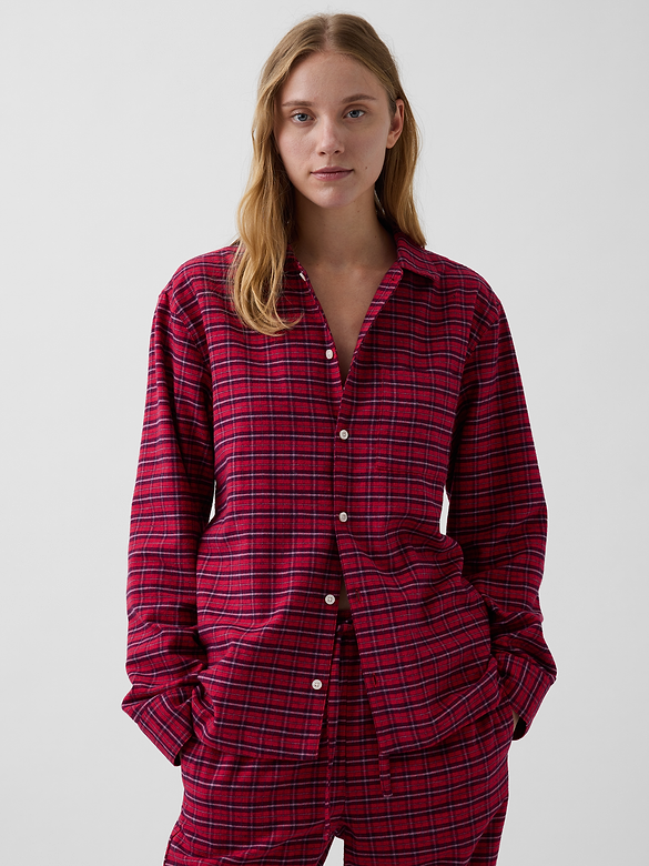 Adult Softest Flannel PJ Shirt