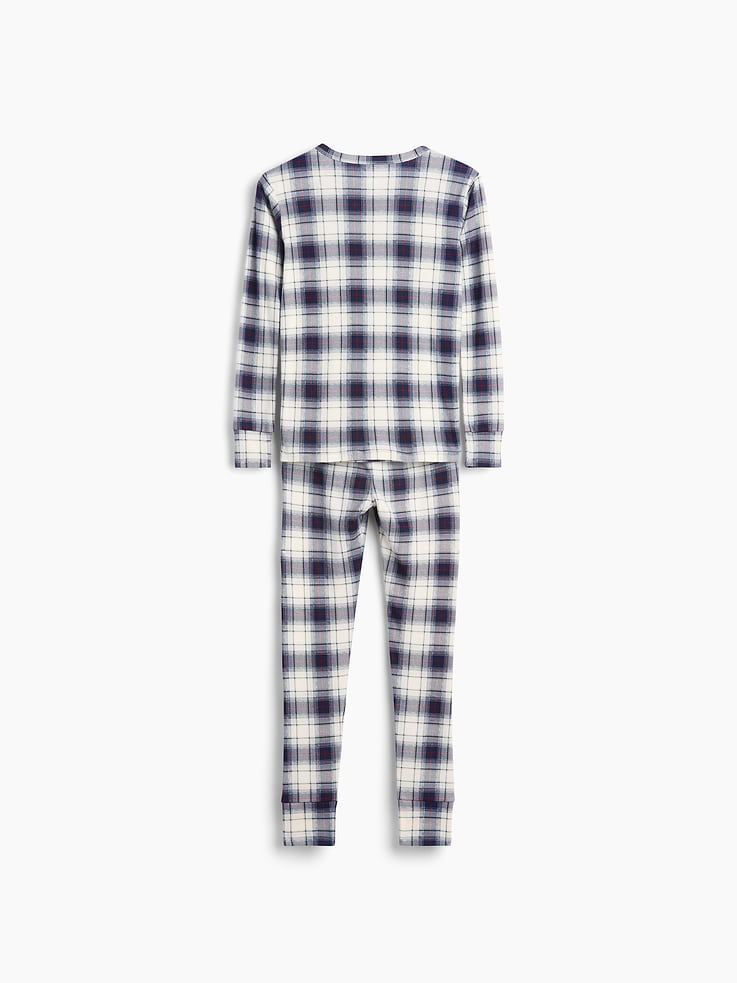 Image number 2 showing, Kids & Baby Organic Brushed Cotton Plaid PJ Set
