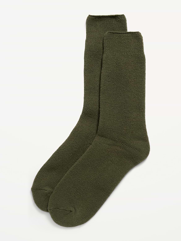 Cozy-Lined Crew Socks for Men