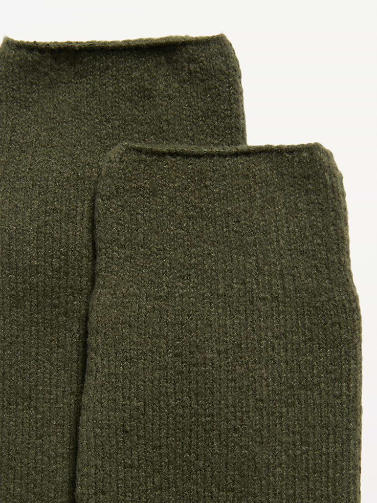 Image 2 of 2, Cozy-Lined Crew Socks for Men