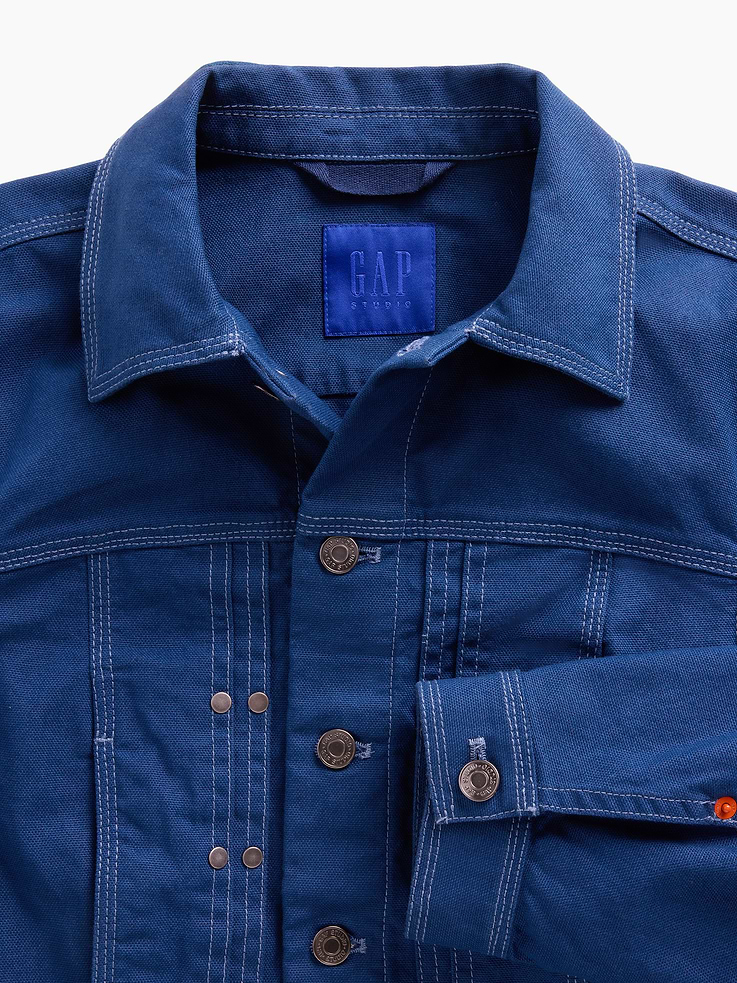 Image number 6 showing, GapStudio Crop Canvas Jacket