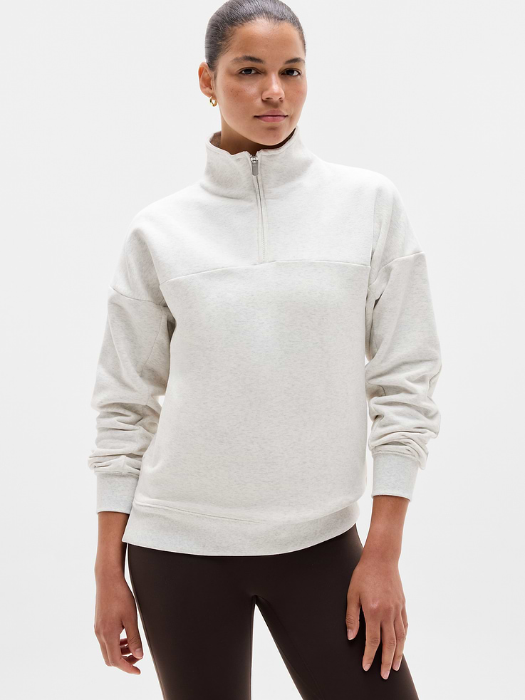 Image 1 of 5, FOR: Lounge and everyday movement, FEEL: Plush stretch fleece has a soft, brushed interior, FAVE: New and improved fit with side slits for mobility and ease, Product #1177321