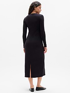 Image number 2 showing, Signature Rib Long Sleeve Maxi Dress