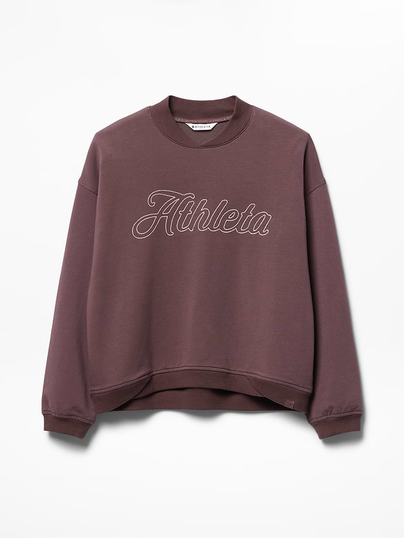 Athleta Girl All Day Varsity Sweatshirt