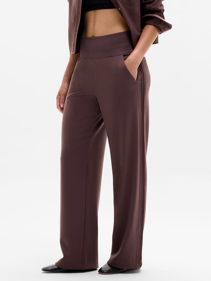 Image number 2 showing, Venice Pintuck High Rise Wide Leg Pant