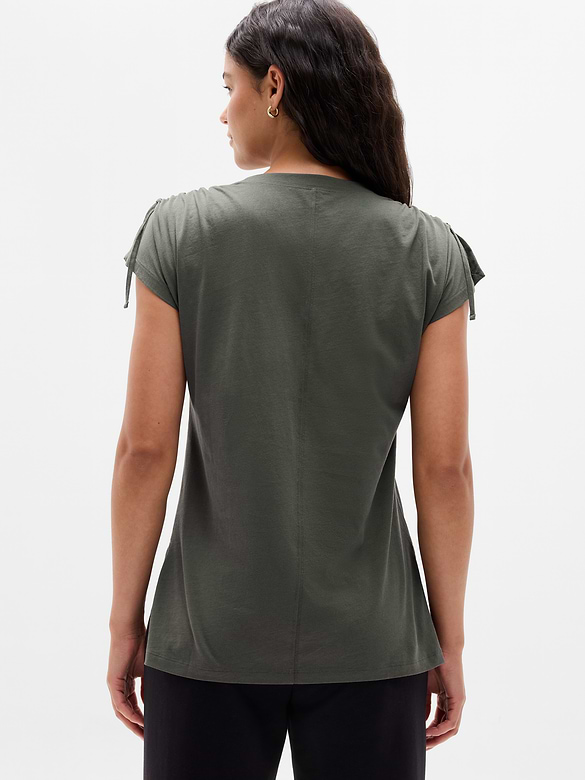 Favorite Cotton Cinched Tee