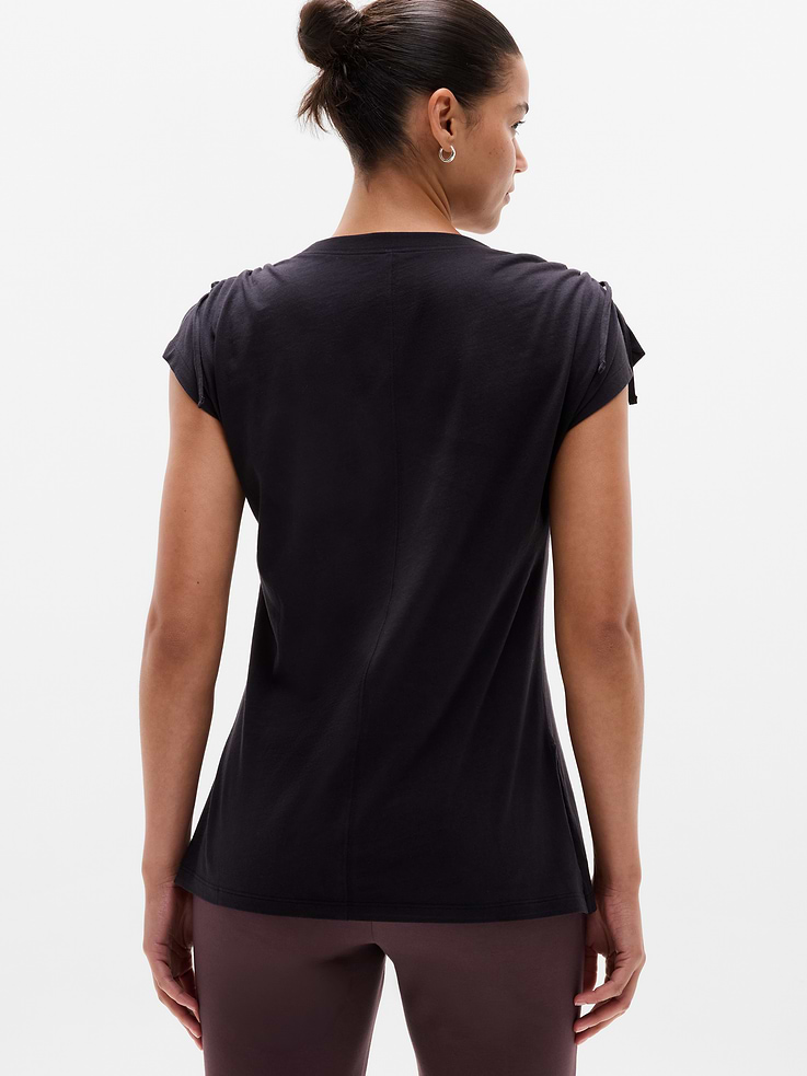 Image number 3 showing, Favorite Cotton Cinched Tee