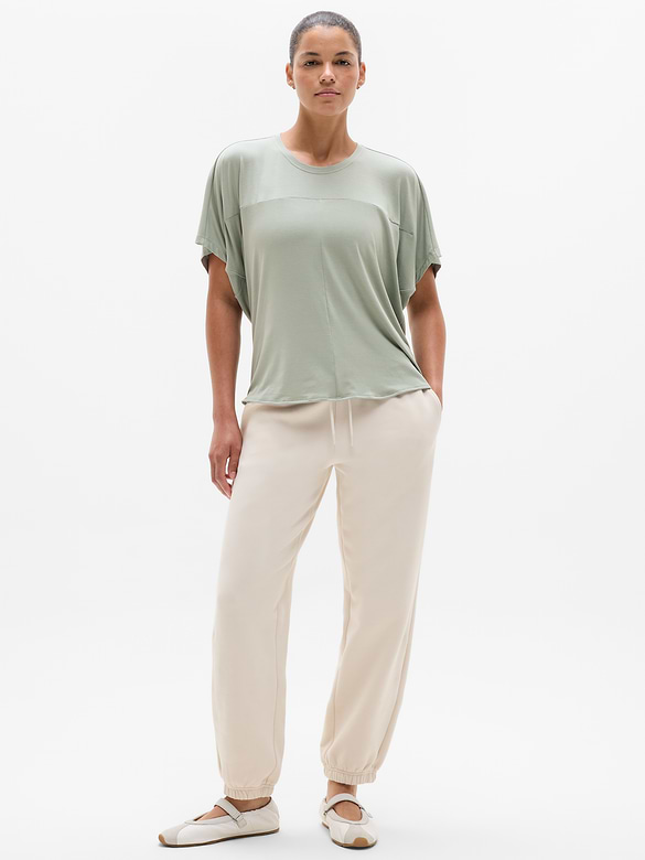 Move With Ease Draped Tee