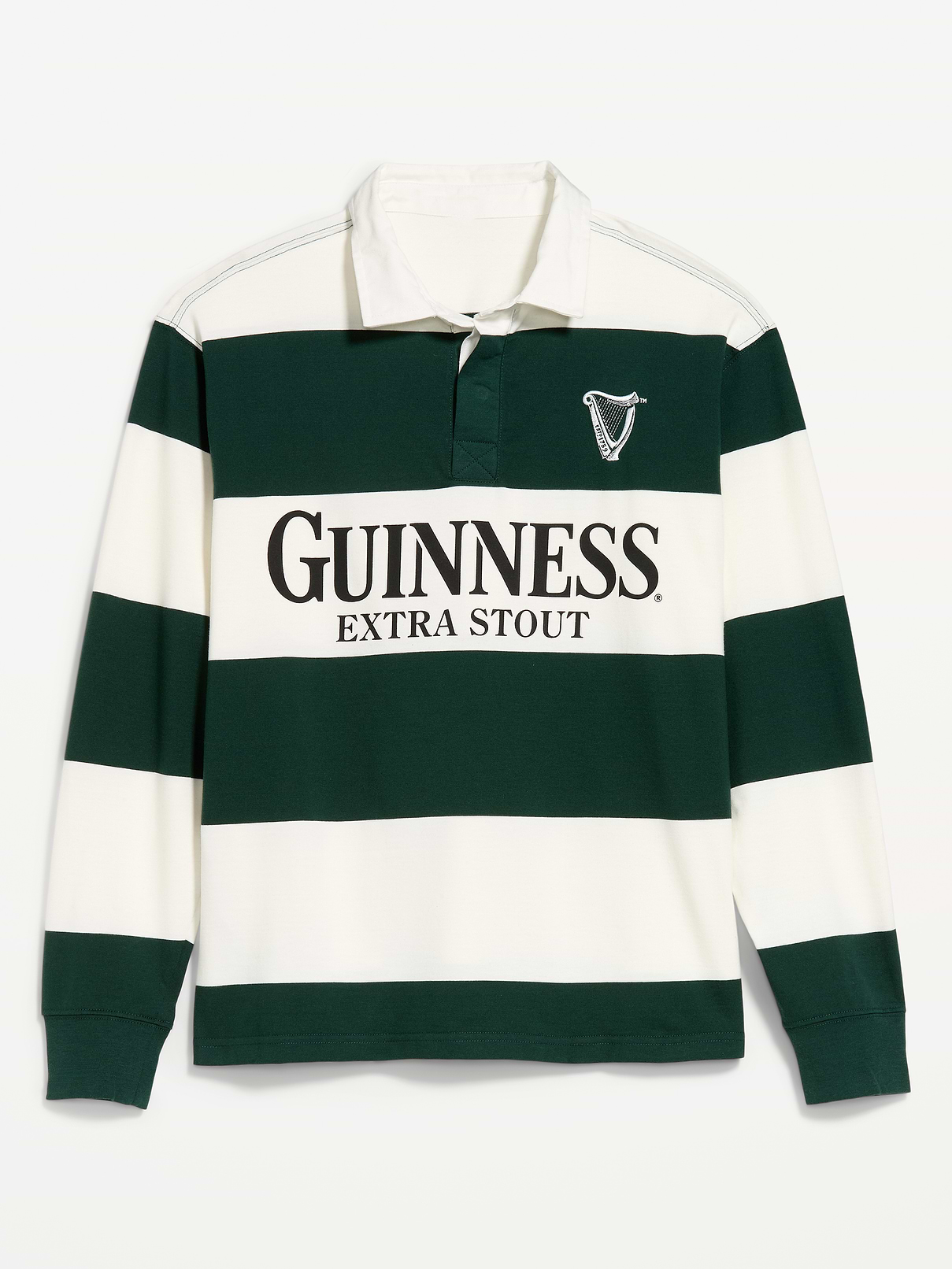 Image number 3 showing, Guinness® Striped Rugby Polo