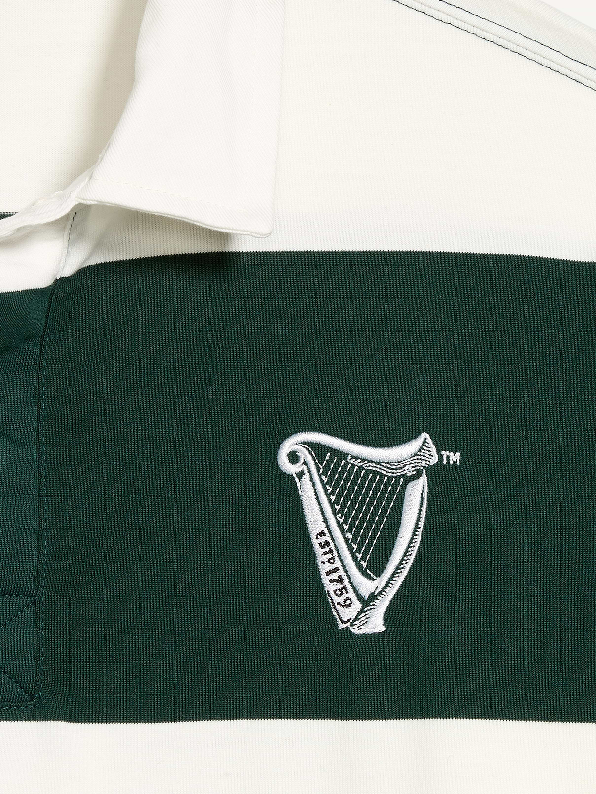 Image number 2 showing, Guinness® Striped Rugby Polo