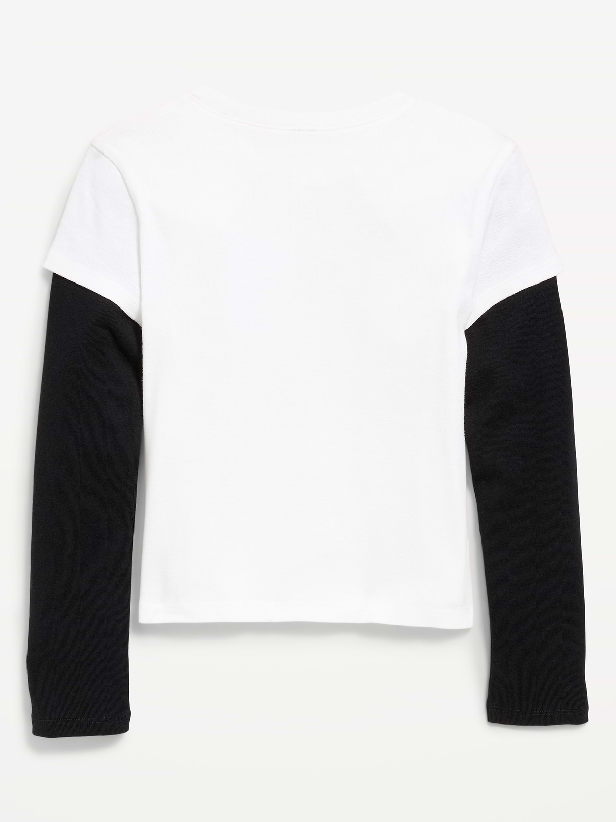 Image number 3 showing, Fitted 2-in-1 Graphic T-Shirt for Girls
