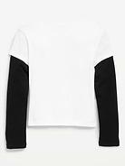 Image number 3 showing, Fitted 2-in-1 Graphic T-Shirt for Girls