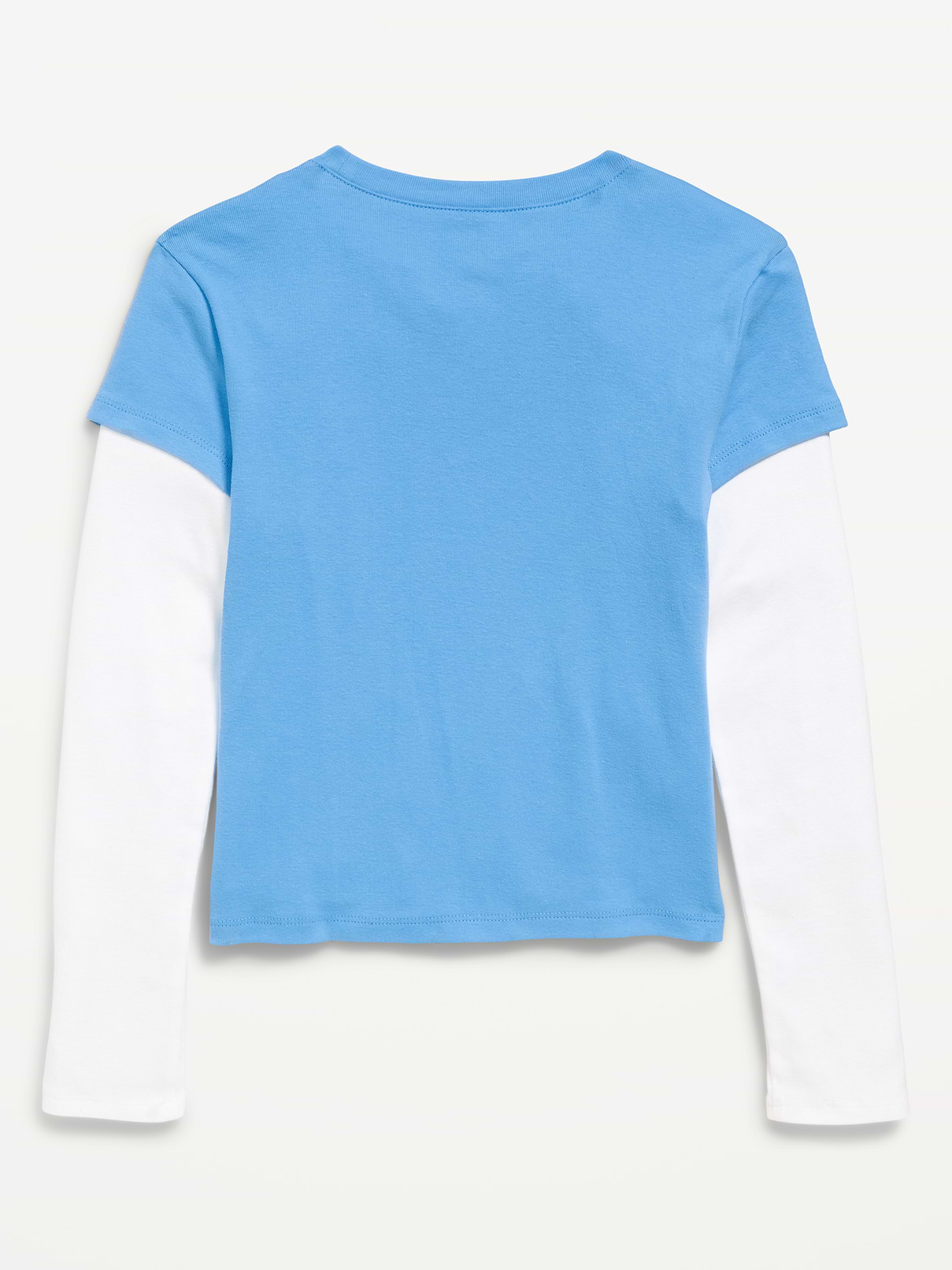 Image number 3 showing, Fitted 2-in-1 Graphic T-Shirt for Girls