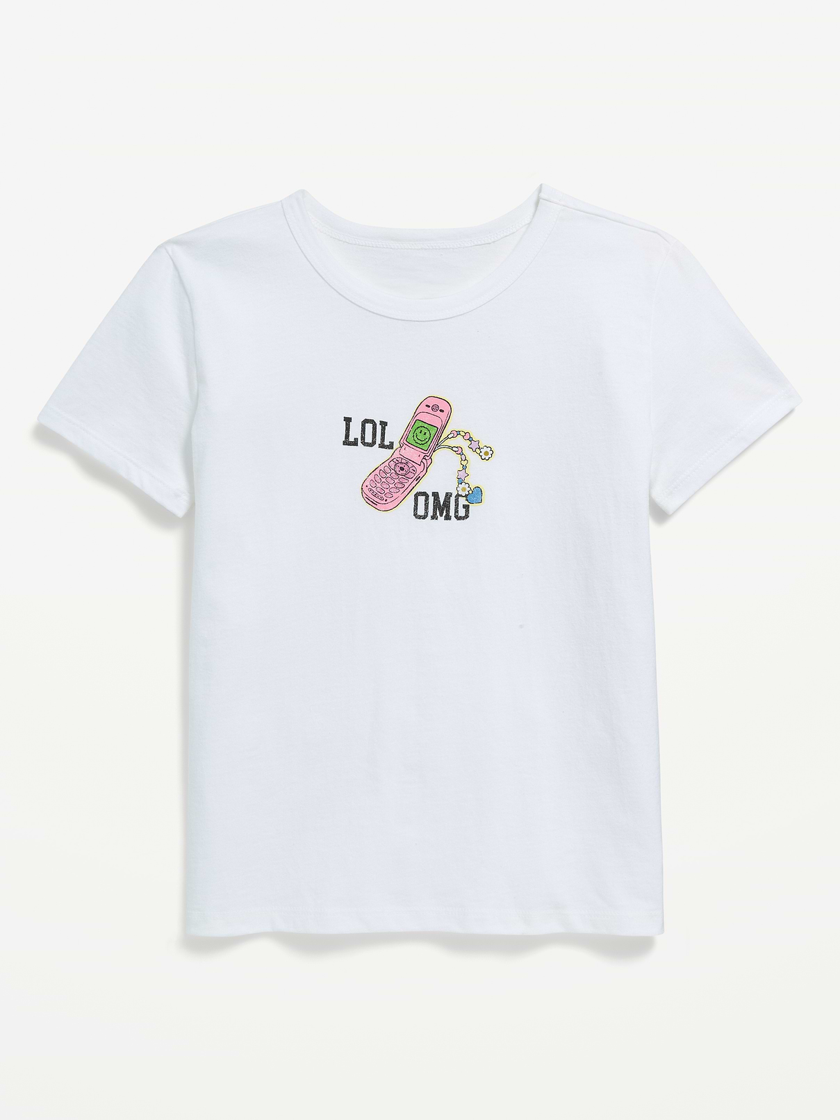 Image number 1 showing, Short-Sleeve Graphic T-Shirt for Girls