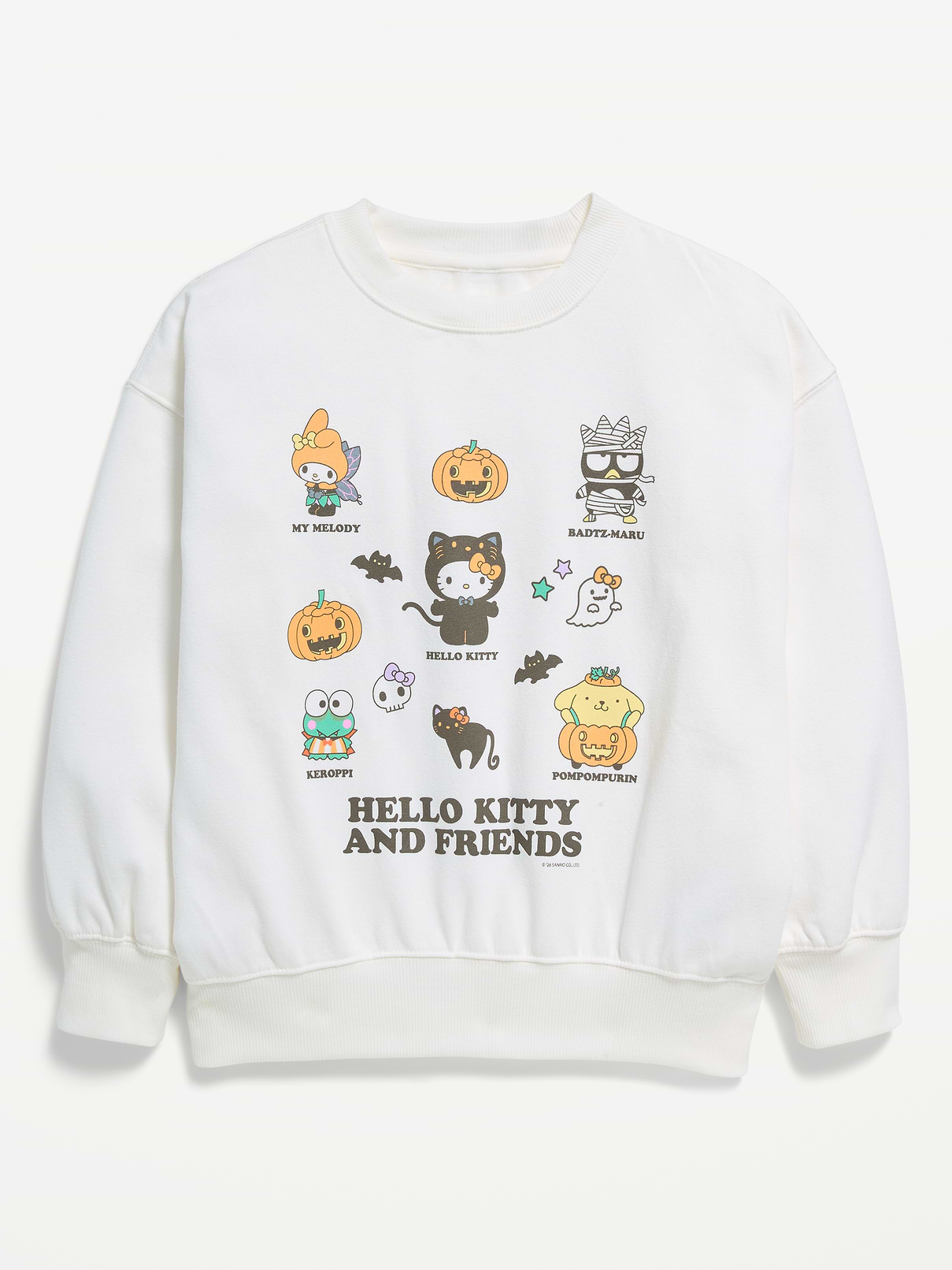 Image number 1 showing, Hello Kitty® Oversized Graphic Tunic Sweatshirt for Girls