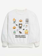 Image number 1 showing, Hello Kitty® Oversized Graphic Tunic Sweatshirt for Girls