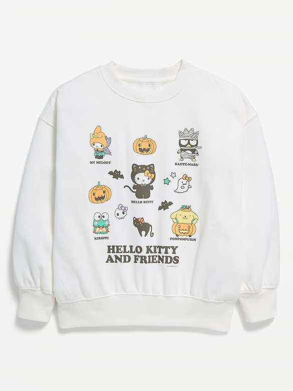 Hello Kitty® Oversized Graphic Tunic Sweatshirt for Girls