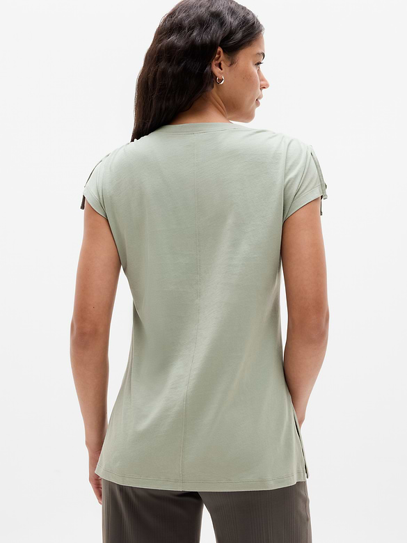 Favorite Cotton Cinched Tee