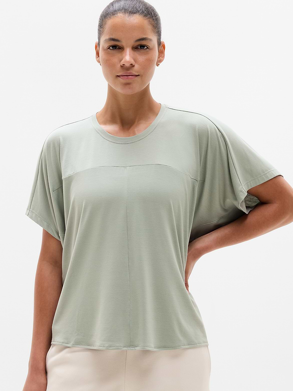 Move With Ease Draped Tee