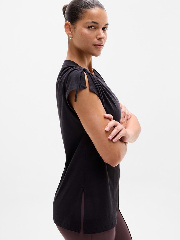 Favorite Cotton Cinched Tee