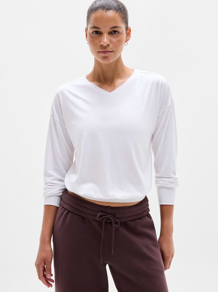 Image number 1 showing, Move With Ease V-Neck Top