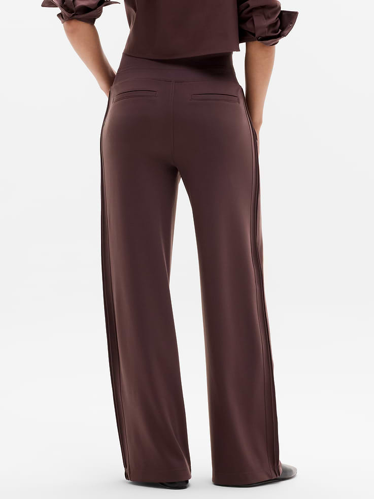 Image number 3 showing, Venice Pintuck High Rise Wide Leg Pant