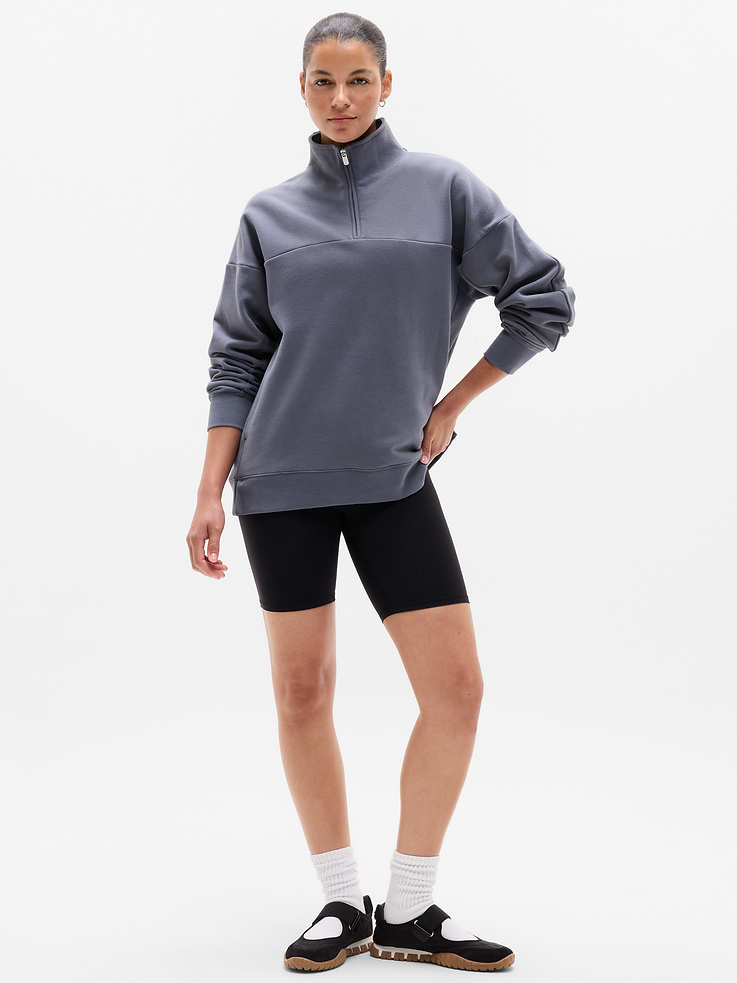 Image 2 of 7, Forever Fleece 1/4 Zip Sweatshirt