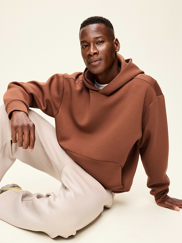 Bounce Fleece Oversized Pullover Hoodie