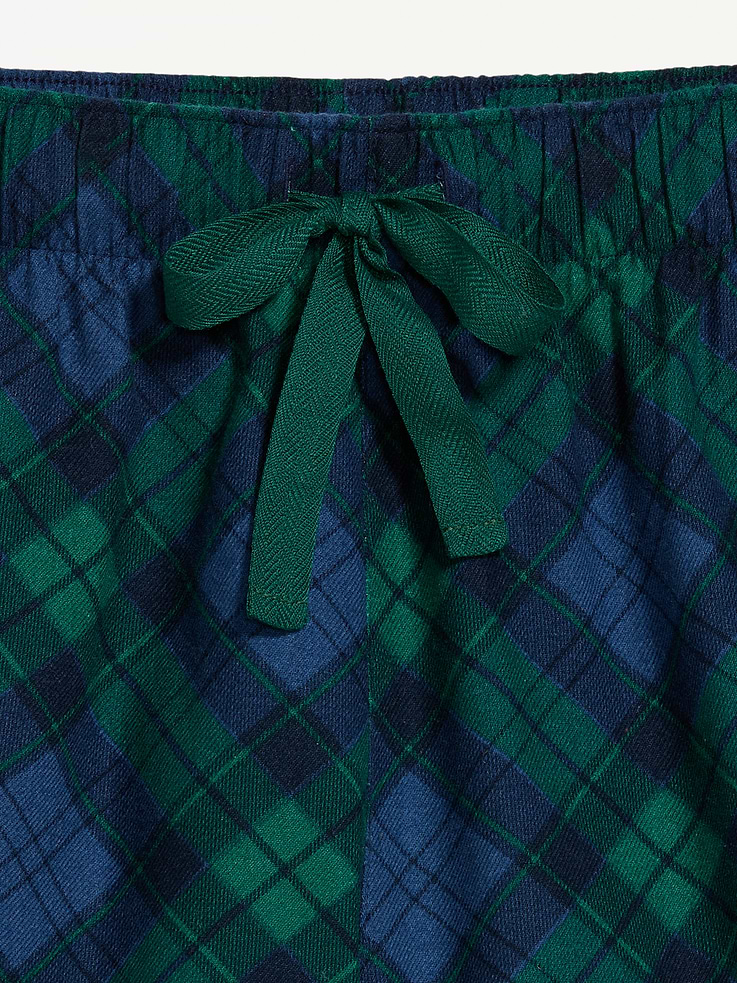 Image number 5 showing, Flannel Boxer Pajama Shorts for Women