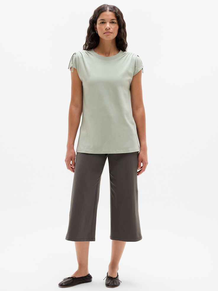 Image number 2 showing, Favorite Cotton Cinched Tee