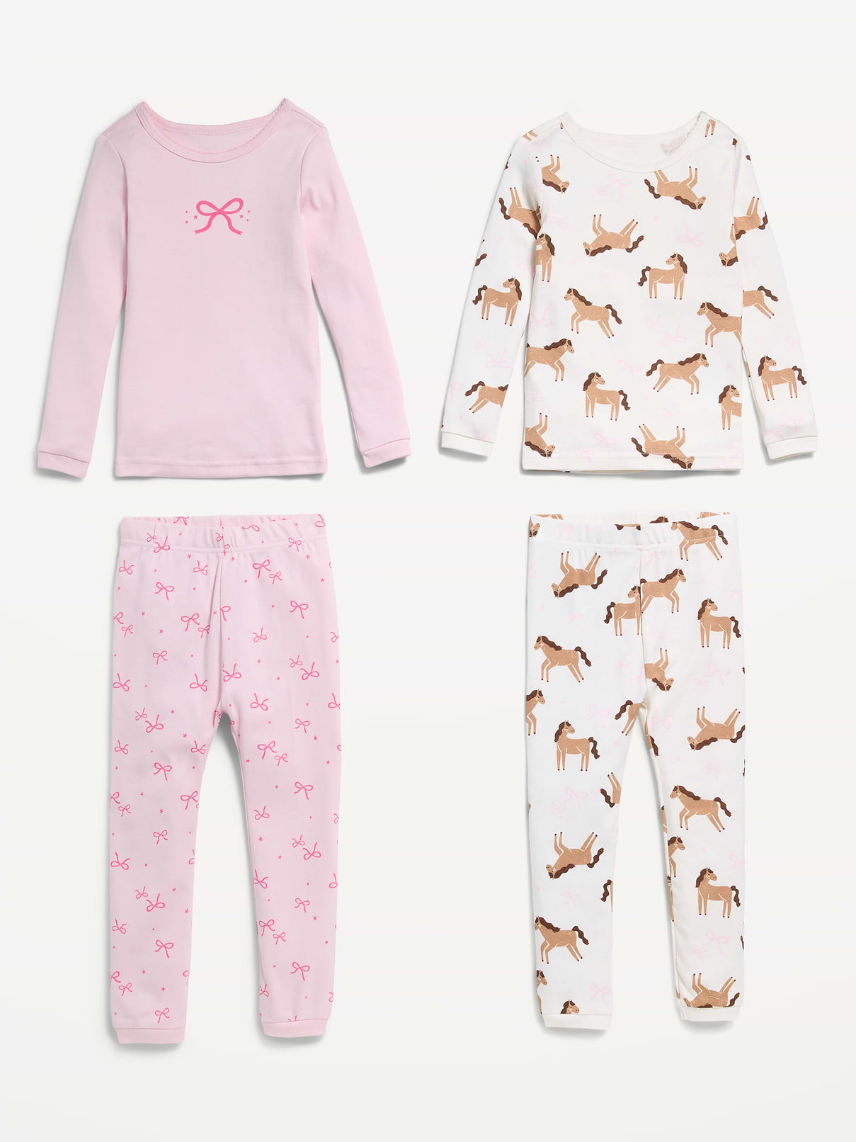Image number 2 showing, Printed Snug-Fit Pajama 4-Piece for Toddler & Baby