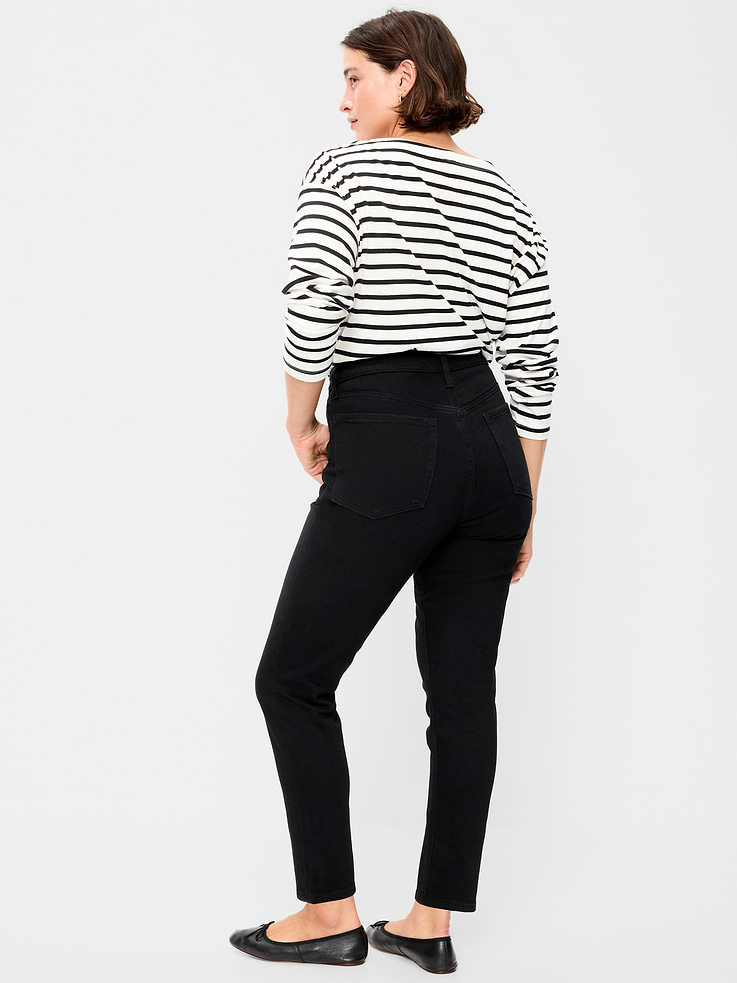 L'image numéro 7 présente Jean OG droit à taille haute longueur cheville