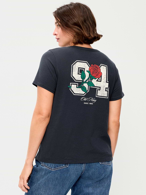EveryWear Crew-Neck Logo-Graphic T-Shirt