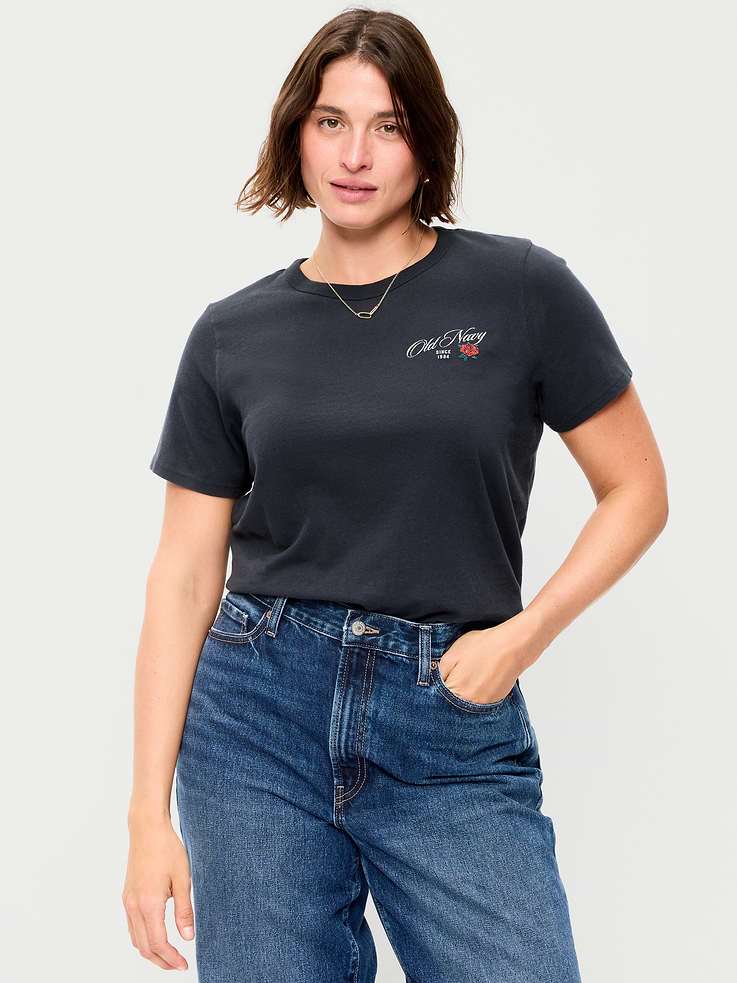 Image number 4 showing, EveryWear Crew-Neck Logo-Graphic T-Shirt