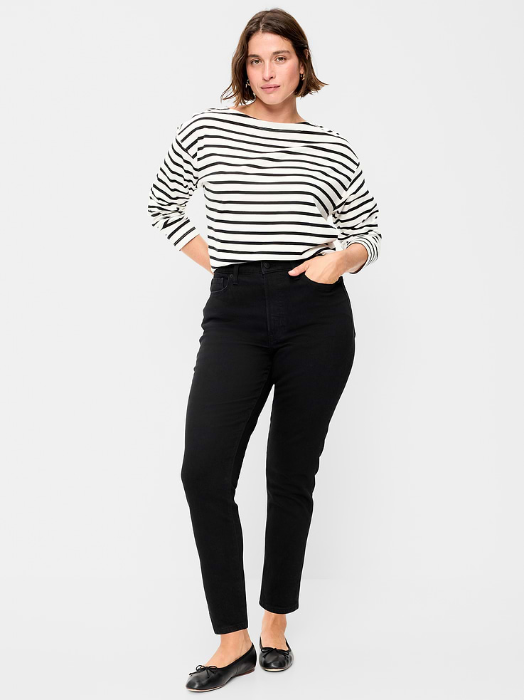 L'image numéro 6 présente Jean OG droit à taille haute longueur cheville