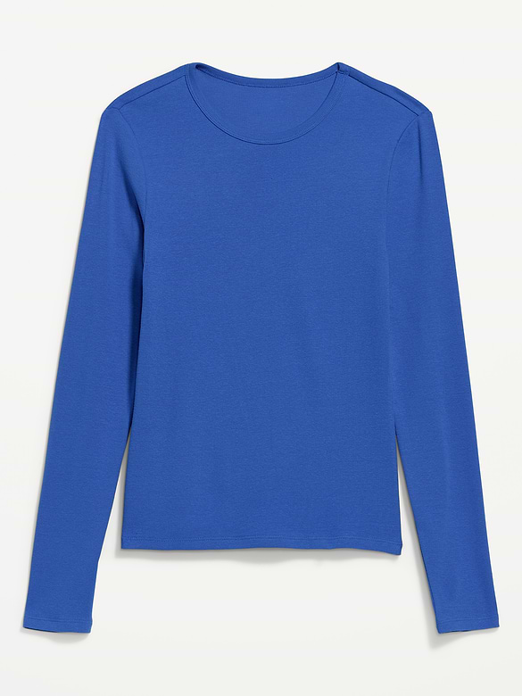 Snug Crew-Neck Long Sleeve T-Shirt