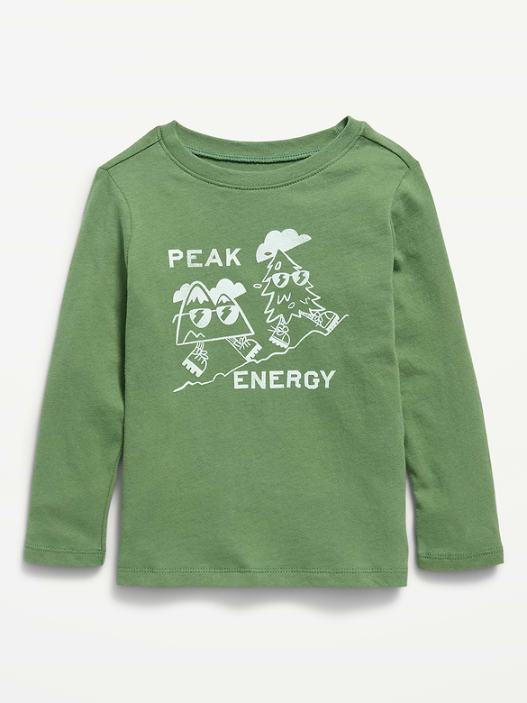 Long-Sleeve Graphic T-Shirt for Toddler Girls