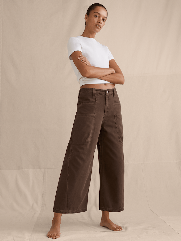 Low-Rise Loose Crop Jean