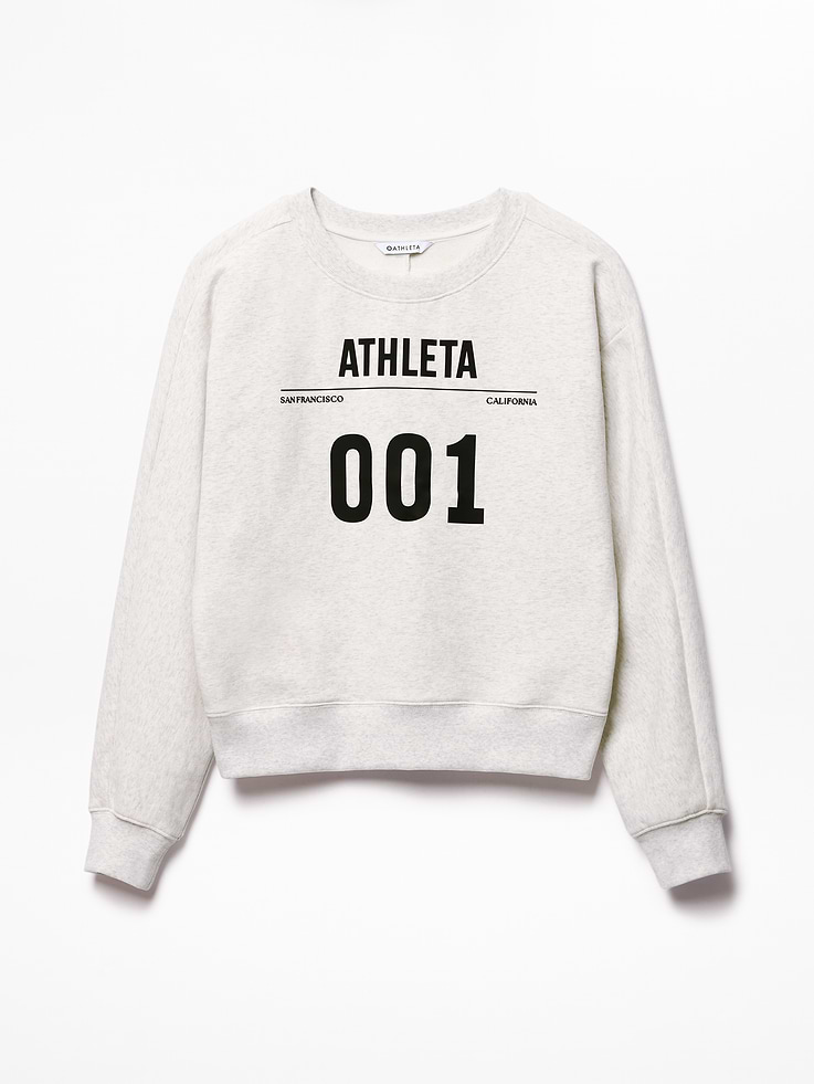 Image 4 of 4, Forever Fleece Crewneck Graphic 001, App exclusive