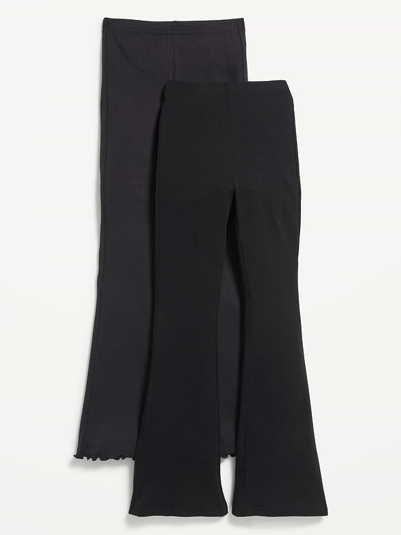 Full-Length Flared Leggings 2-Pack for Girls