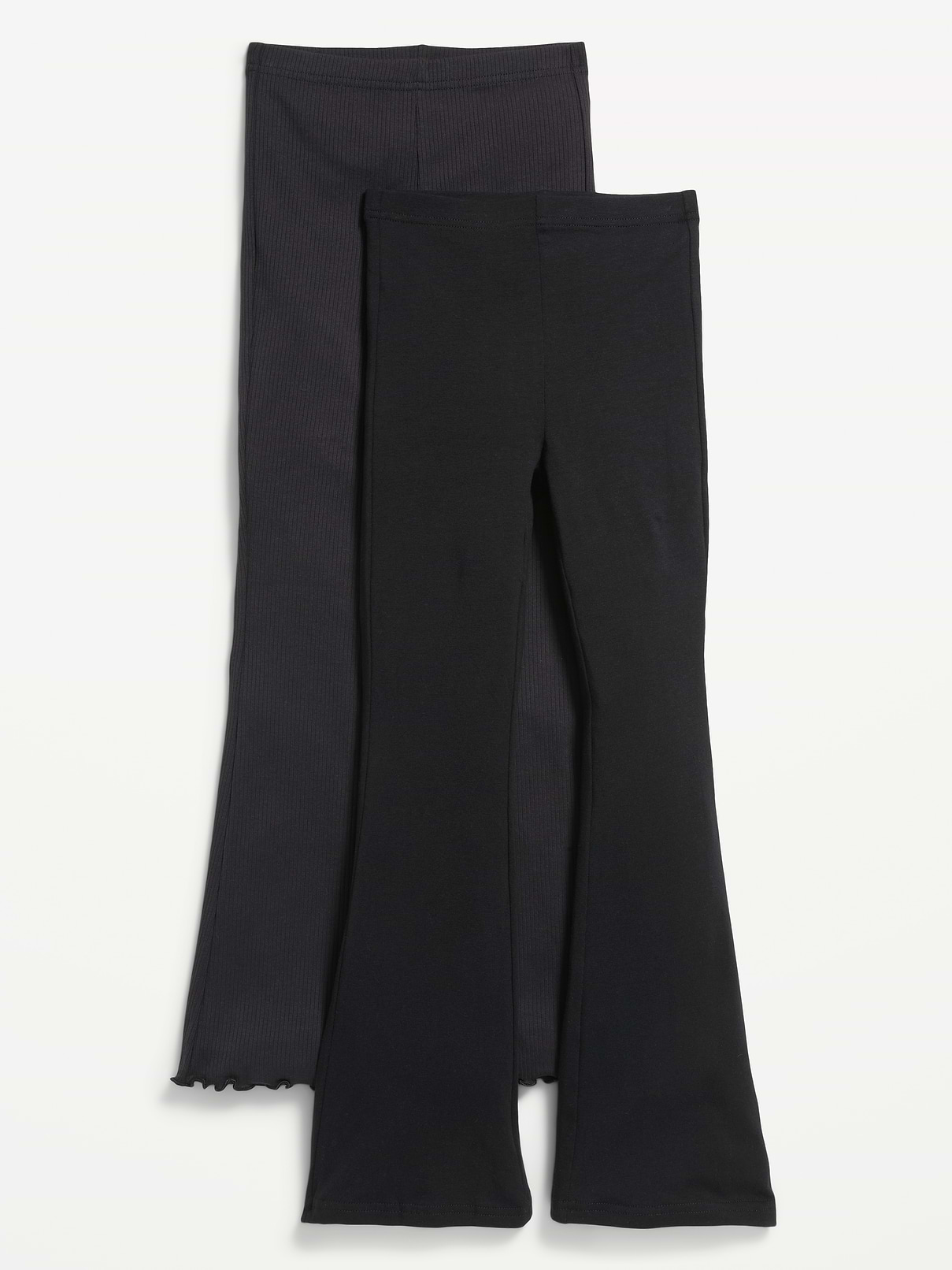 Image number 1 showing, Full-Length Flared Leggings 2-Pack for Girls