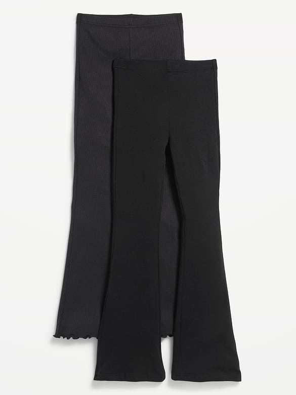 Full-Length Flared Leggings 2-Pack for Girls