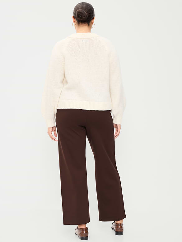Extra High-Waisted Stevie Straight Pants