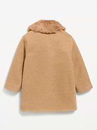 Image 2 de 2, Manteau à col en similifourrure pour toute-petite