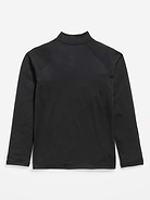 Image 3 of 3, UltraBase Mock-Neck Performance T-Shirt for Boys
