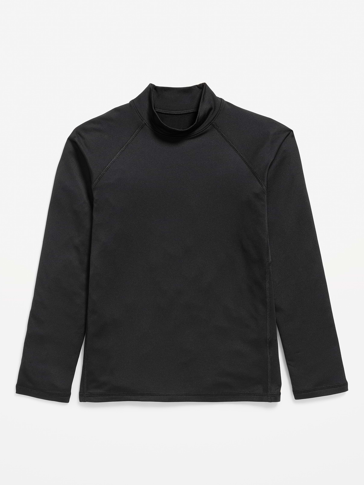 Image 1 of 3, mock neck, long raglan sleeves, breathable and comfy – the perfect first layer for all his fun, Product #1182365