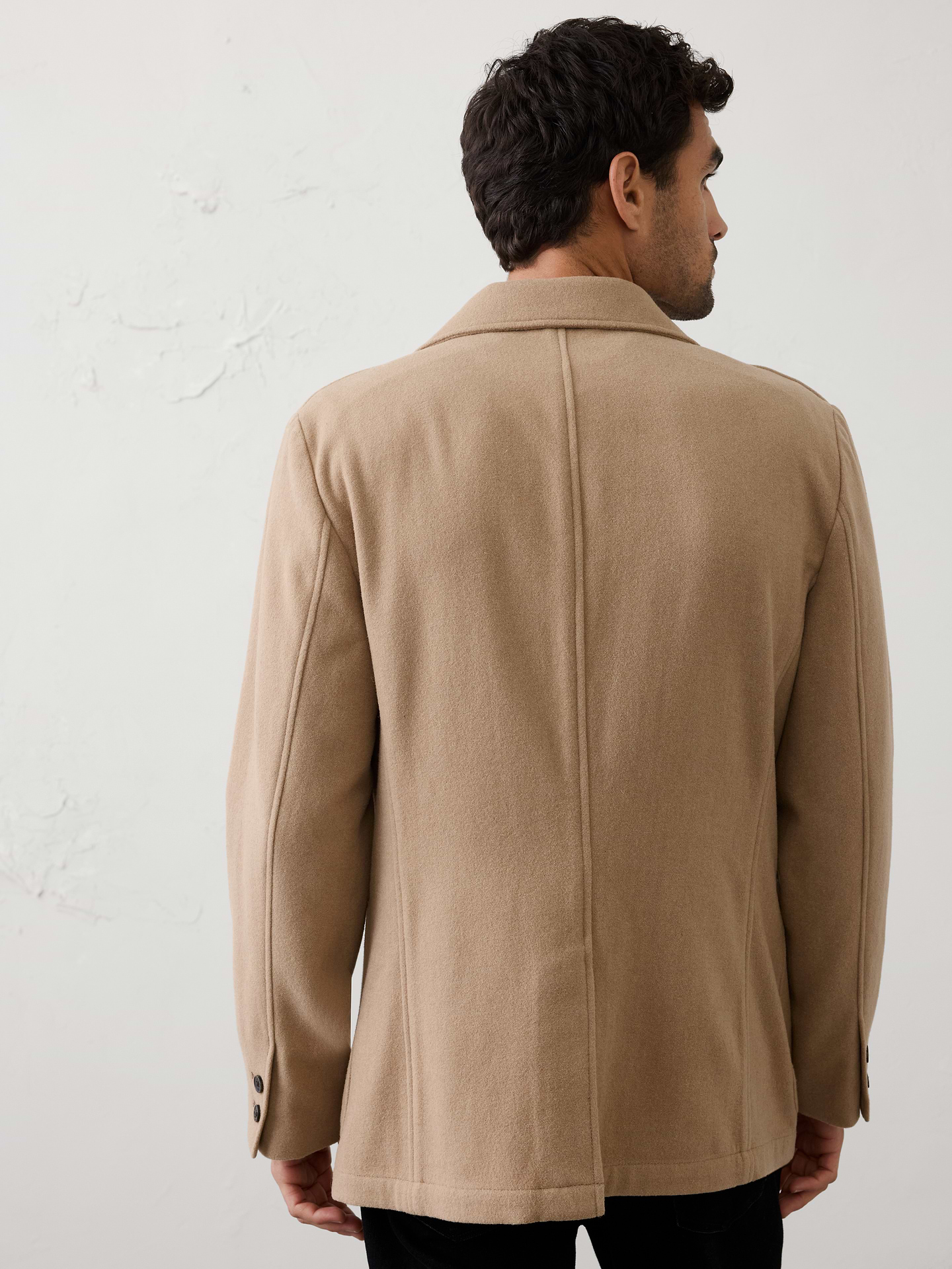 Image number 2 showing, Lightweight Melton Blazer