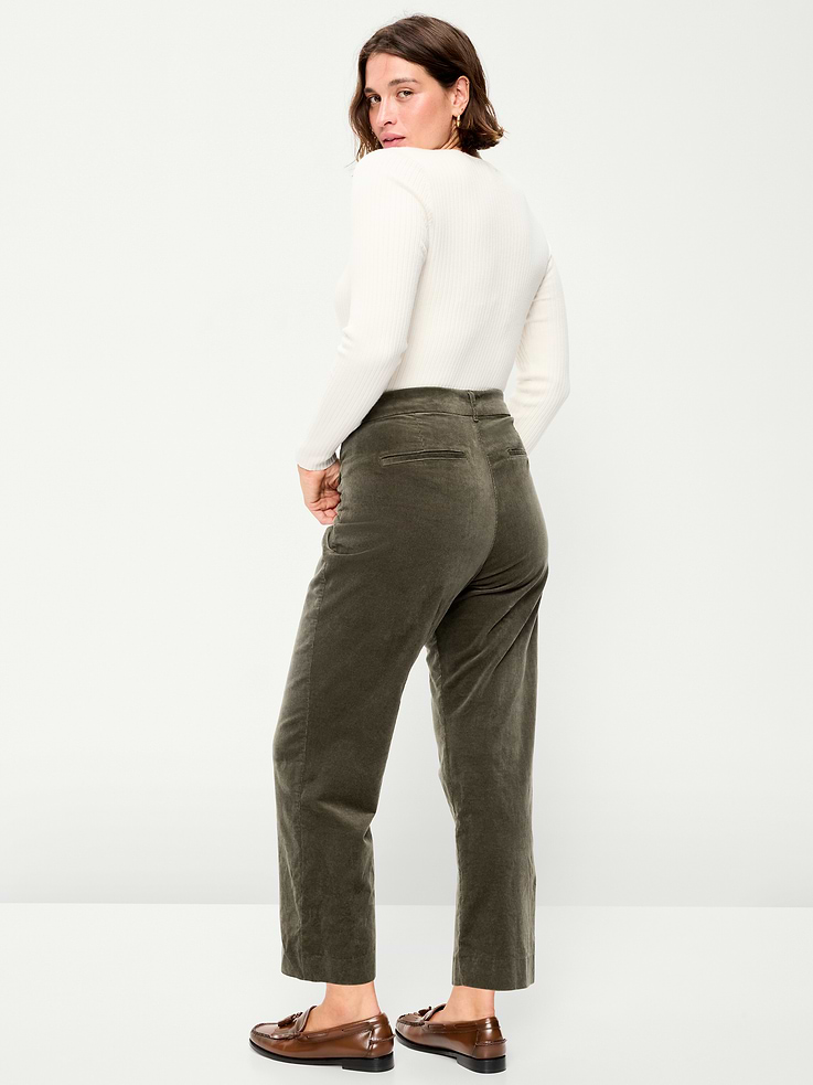 L'image numéro 7 présente Pantalon Pixie droit à taille haute