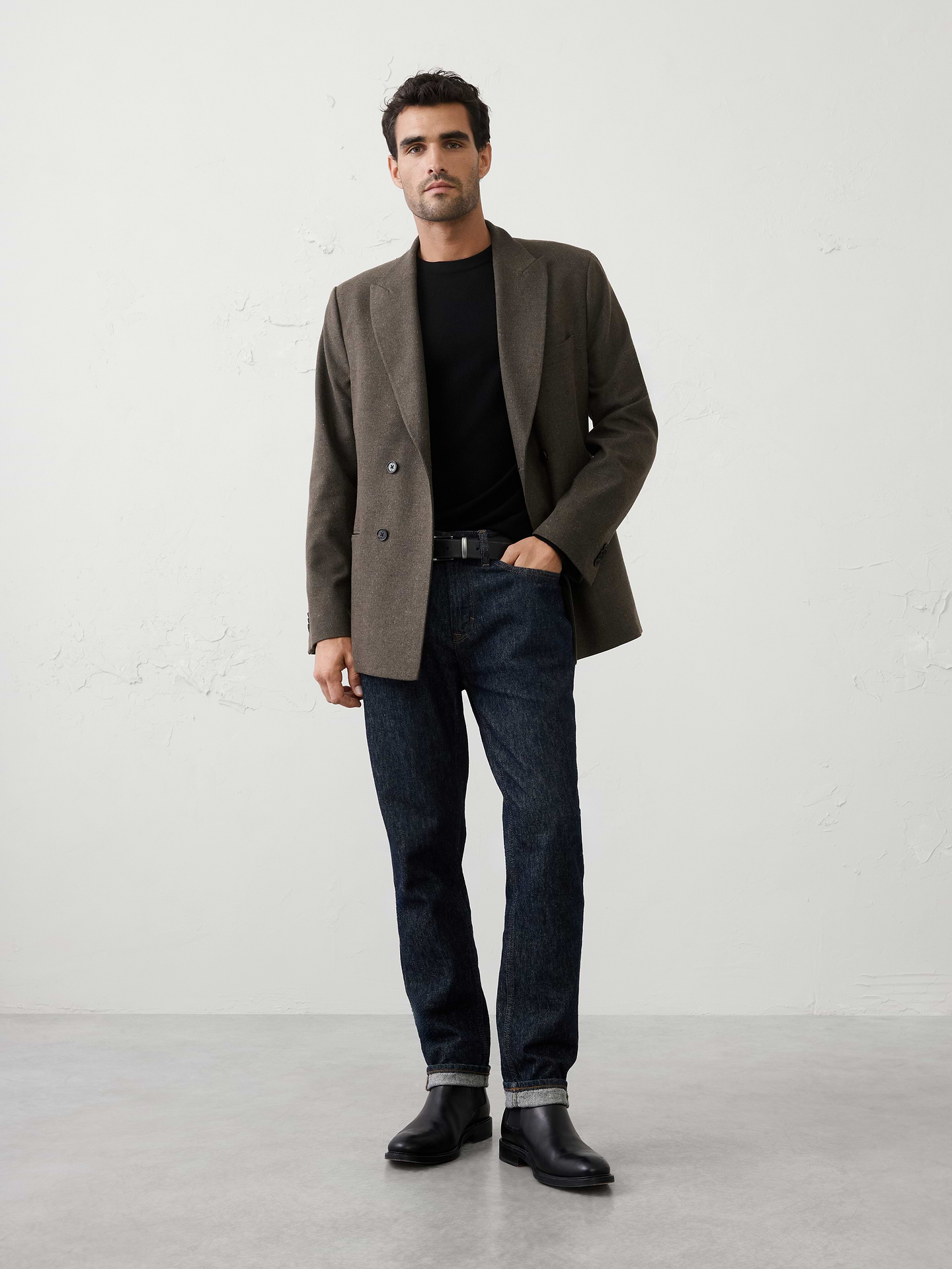 Image number 1 showing, Relaxed-Fit Donegal Blazer